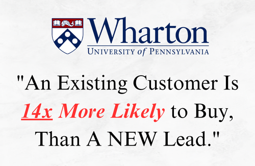 Exisitng customers buy more often that a new lead - LeadSupport.net
